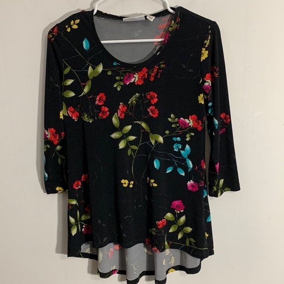 Susan Graver high low tunic Sz XXS, good cond, see measurements - Picture 1 of 5